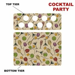 Cheap 🎉 BarMan CHOOSE YOUR PATTERN - Counter Caddies™ - 12 INCH STRAIGHT UNIT W/ K-Cup Holes 🛒 -Barman Shop 12in caddy k pattern design cocktail party 700x700