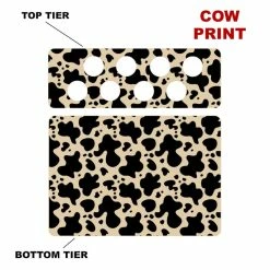 Cheap 🎉 BarMan CHOOSE YOUR PATTERN - Counter Caddies™ - 12 INCH STRAIGHT UNIT W/ K-Cup Holes 🛒 -Barman Shop 12in caddy k pattern design cow print 700x700