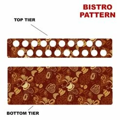 Cheapest 🔔 BarMan CHOOSE YOUR PATTERN - Counter Caddies™ - 24 INCH STRAIGHT UNIT W/ K-Cup Holes 👍 -Barman Shop 24in caddy k pattern design bistro 6b322632 acb5 421a a4ef 1e7422258012 700x700