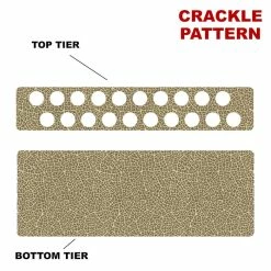 Cheapest 🔔 BarMan CHOOSE YOUR PATTERN - Counter Caddies™ - 24 INCH STRAIGHT UNIT W/ K-Cup Holes 👍 -Barman Shop 24in caddy k pattern design crackle a3252819 f92b 420e 8c97 c9dff1f68834 700x700