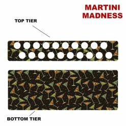 Cheapest 🔔 BarMan CHOOSE YOUR PATTERN - Counter Caddies™ - 24 INCH STRAIGHT UNIT W/ K-Cup Holes 👍 -Barman Shop 24in caddy k pattern design martini madness ff622222 6196 4b11 b322 391433e62713 700x700