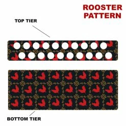 Cheapest 🔔 BarMan CHOOSE YOUR PATTERN - Counter Caddies™ - 24 INCH STRAIGHT UNIT W/ K-Cup Holes 👍 -Barman Shop 24in caddy k pattern design rooster 9bd70690 58b6 4b2d 8c37 c58c163e9dce 700x700