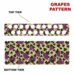 Cheapest 🔔 BarMan CHOOSE YOUR PATTERN - Counter Caddies™ - 24 INCH STRAIGHT UNIT W/ K-Cup Holes 👍 -Barman Shop 24in caddy k pattern grapes ed269f2f 6548 4fa1 adaf 94a3af21033c 700x700