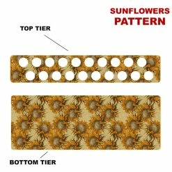 Cheapest 🔔 BarMan CHOOSE YOUR PATTERN - Counter Caddies™ - 24 INCH STRAIGHT UNIT W/ K-Cup Holes 👍 -Barman Shop 24in caddy k pattern sunflowers 2217e7c6 e7ca 4e90 900a 29f67c637132 700x700