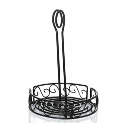 Deals 🤩 BarMan BarConic® Condiment Caddy With Built In Merchandising Ring - Round 😉 -Barman Shop 6.25in round condiment caddy 2 700x700