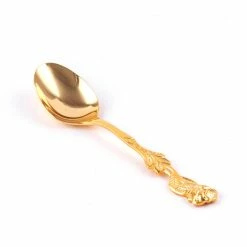Cheap 👏 BarMan Demi Rose Spoon - Stainless Steel Or Gold Options ❤️ -Barman Shop Gold demi rose spoon 700x700