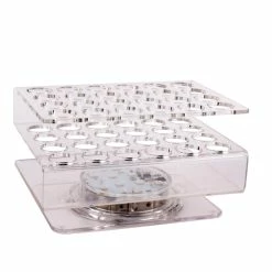Flash Sale 🎁 BarMan Multi-Color LED Light Up Test Tube Trays – 24 Hole 💯