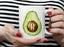 Outlet 🧨 BarMan CUSTOMIZABLE 15 Ounce Coffee Mug - MONOGRAM - Avocados 🔔 8 Outlet 🧨 BarMan CUSTOMIZABLE 15 Ounce Coffee Mug - MONOGRAM - Avocados 🔔 -Barman Shop avocado monogram coffee mug hands