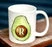 Outlet 🧨 BarMan CUSTOMIZABLE 15 Ounce Coffee Mug - MONOGRAM - Avocados 🔔 9 Outlet 🧨 BarMan CUSTOMIZABLE 15 Ounce Coffee Mug - MONOGRAM - Avocados 🔔 -Barman Shop avocado monogram coffee mug main