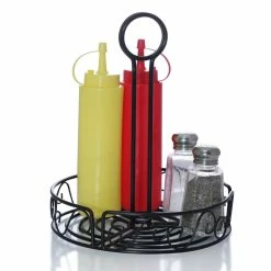 Deals 🤩 BarMan BarConic® Condiment Caddy With Built In Merchandising Ring - Round 😉
