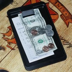 Deals 😉 BarMan Check Presenter And Tip Tray - Black Plastic ❤️ -Barman Shop black plastic check presenter 700x700