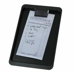 Deals 😉 BarMan Check Presenter And Tip Tray - Black Plastic ❤️ -Barman Shop black plastic tip tray 500 700x700