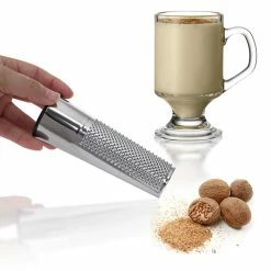 Budget 😀 BarMan BarConic® Stainless Steel Nutmeg Grater 💯 -Barman Shop bsup barconic stainless steel nutmeg grater 800 700x700