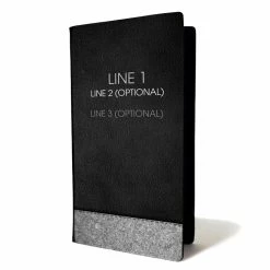 Promo ⌛ BarMan ADD YOUR NAME - Check Presenter - Leather And Stone 😉