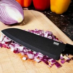 Cheapest 🧨 BarMan Chef’s Knife COLORI® - Black 🌟 5 Cheapest 🧨 BarMan Chef’s Knife COLORI® - Black 🌟 -Barman Shop chef knife black scene2 700x700