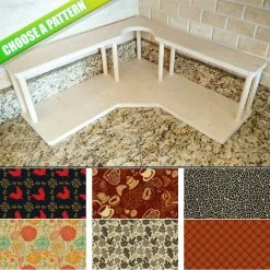 Best reviews of 😉 BarMan CHOOSE YOUR PATTERN - Counter Caddies™ - Corner Unit W/ Trash Can Inset 😉