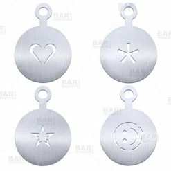 Wholesale 😍 BarMan BarConic® Stainless Steel Cocktail Stencils - 4 Pack 😍