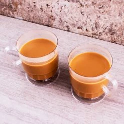 Cheapest 🎁 BarMan Coffee Cups - Clear 10 Ct. - 8 Ounce 😉 -Barman Shop coffee cup scene2 700x700