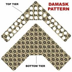 New 🔥 BarMan CHOOSE YOUR PATTERN - Counter Caddies™ - Corner Unit W/ K-Cup Holes 🎁 -Barman Shop corner caddy k pattern design damask 1 700x700