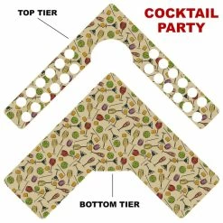 Top 10 🎁 BarMan CHOOSE YOUR PATTERN - Counter Caddies™ - Corner Unit W/ K-Cup Holes And Trash Can Inset 🌟 -Barman Shop corner caddy kt pattern design cocktail party 700x700