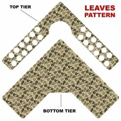 Top 10 🎁 BarMan CHOOSE YOUR PATTERN - Counter Caddies™ - Corner Unit W/ K-Cup Holes And Trash Can Inset 🌟 -Barman Shop corner caddy kt pattern design leaves 700x700