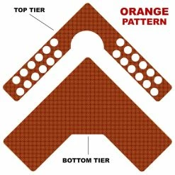 Top 10 🎁 BarMan CHOOSE YOUR PATTERN - Counter Caddies™ - Corner Unit W/ K-Cup Holes And Trash Can Inset 🌟 -Barman Shop corner caddy kt pattern design orange 700x700