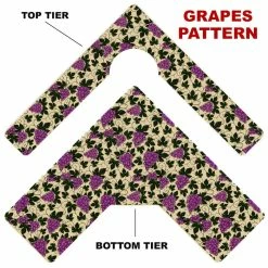 Best reviews of 😉 BarMan CHOOSE YOUR PATTERN - Counter Caddies™ - Corner Unit W/ Trash Can Inset 😉 -Barman Shop corner caddy t pattern design grapes 700x700
