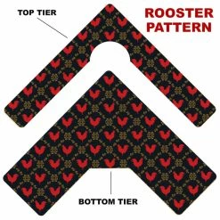Best reviews of 😉 BarMan CHOOSE YOUR PATTERN - Counter Caddies™ - Corner Unit W/ Trash Can Inset 😉 -Barman Shop corner caddy t pattern design rooster 700x700