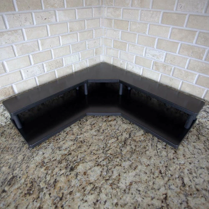 Cheapest 🔥 BarMan Counter Caddies™ - Walnut-Stained Corner Shelf - Liquor/Wine Bottle Display Style - Available In Black 🧨 7 Cheapest 🔥 BarMan Counter Caddies™ - Walnut-Stained Corner Shelf - Liquor/Wine Bottle Display Style - Available In Black 🧨 - Image 7