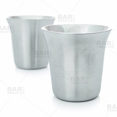 Budget π BarMan Double Wall Espresso Cup - Stainless Steel - 2.5oz/74ml (set Of 2) π 3 Budget π BarMan Double Wall Espresso Cup - Stainless Steel - 2.5oz/74ml (set Of 2) π - Image 3