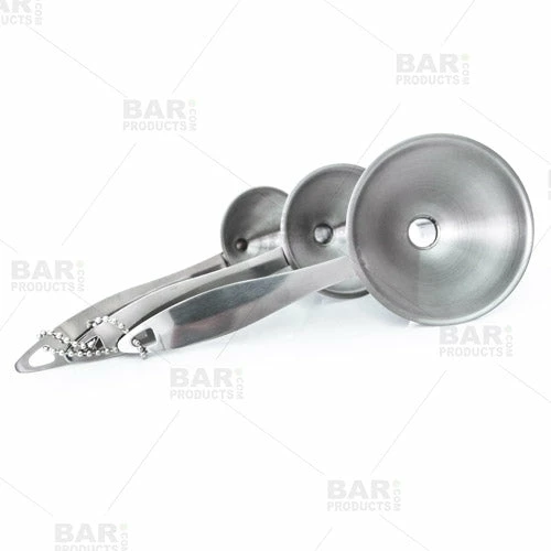 Hot Sale ✨ BarMan Condiment Funnel Set - Stainless Steel 😉 1 Hot Sale ✨ BarMan Condiment Funnel Set - Stainless Steel 😉