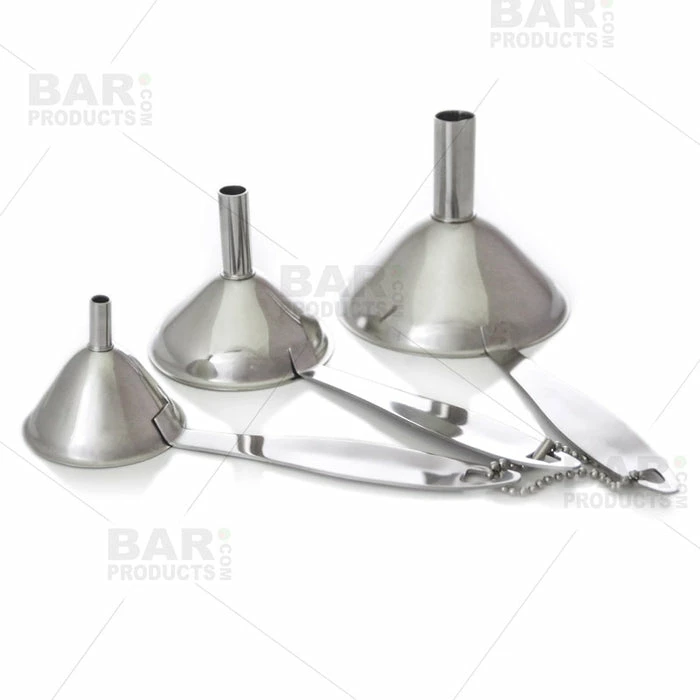Hot Sale ✨ BarMan Condiment Funnel Set - Stainless Steel 😉 4 Hot Sale ✨ BarMan Condiment Funnel Set - Stainless Steel 😉 - Image 4