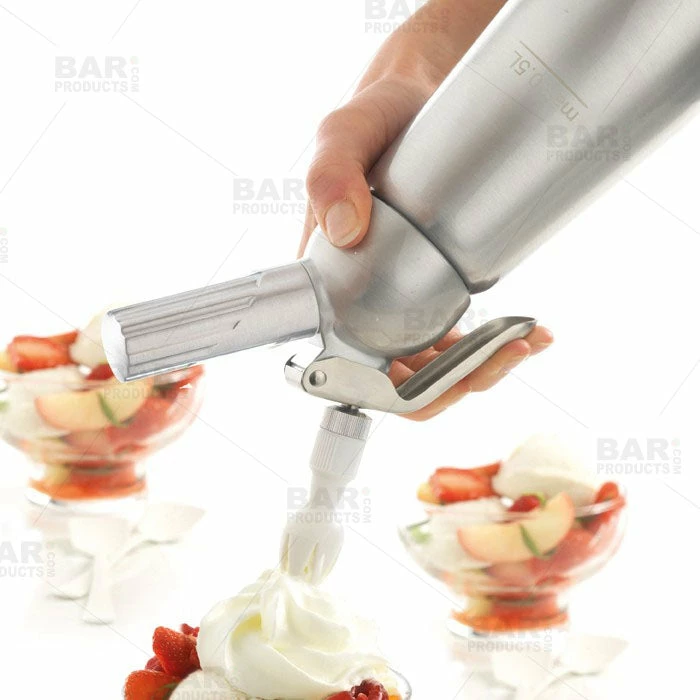 Flash Sale 🛒 BarMan Gourmet Whipper - Aluminum - .5L 🔥 2 Flash Sale 🛒 BarMan Gourmet Whipper - Aluminum - .5L 🔥 - Image 2