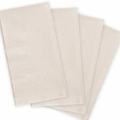 Coupon 🤩 BarMan BarConic® 15” X 17” 2-PLY Colored Paper Dinner Napkins – IVORY – Pack Of 100 ✨ -Barman Shop ivory 2ply dinner napkins display 700x700