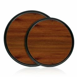 Deals ❤️ BarMan Melamine Wood Grain Non-Slip Trays - Size Options 👏