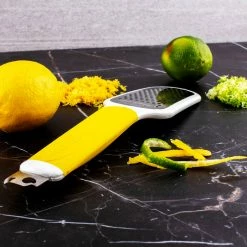 Flash Sale 👏 BarMan Microplane Ultimate Citrus Tool - Yellow 🤩 -Barman Shop microplane citrus tool scene2 700x700