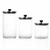 Discount 🔔 BarMan Final Touch® Glass Storage Jar With Vacuum Sealed Lid - Set Of 3 ❤️