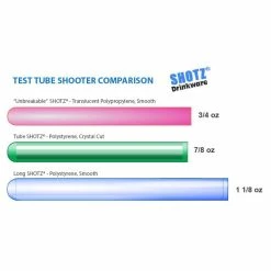 Top 10 😉 BarMan Long SHOTZ® 7" Test Tube Shooters, Smooth Polystyrene (100 Pack) 😉 -Barman Shop shotz tubes comparison 700x700