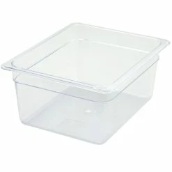 Buy 🥰 BarMan 1/2 Size Clear Polycarbonate (Half Size) Food Pan, 6" Deep ⭐