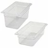Brand new ✔️ BarMan 1/3 Size Clear Polycarbonate Food Pans With Lids (Various Sizes) 🎉