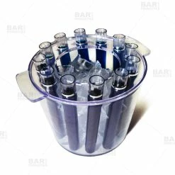 Best deal ⭐ BarMan BarConic® Test Tube Shooter Ice Bucket - Clear - 12 Tubes 🔔