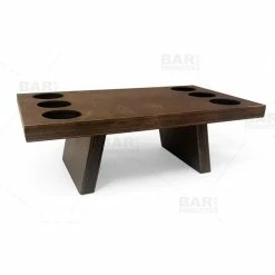 Budget 💯 BarMan Whiskey Caddy - Stained Wood W/ 6 Slots 🥰 -Barman Shop whiskey caddy stained web bpc3 1 700x700