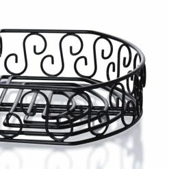 Best reviews of 🥰 BarMan BarConic® Condiment Caddy With Built In Merchandising Ring - Black Semi-Round 😍 -Barman Shop wire textured caddy 700x700