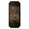 Flash Sale 👏 BarMan Coffee Obsessed - Wood Plaque Kolorcoat™ Sign 🛒