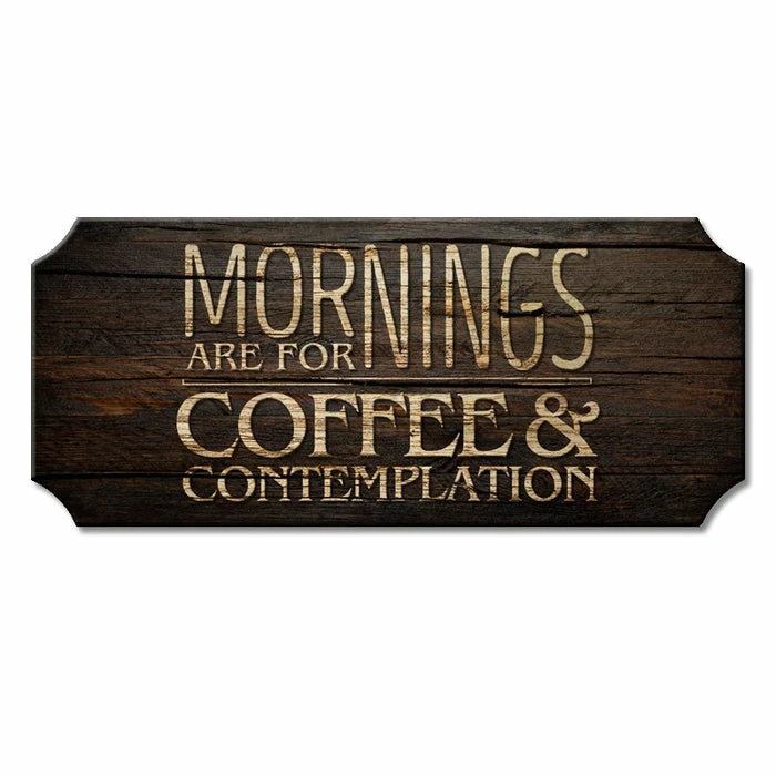 Top 10 🎉 BarMan Mornings Are For Coffee And Contemplation - Wood Plaque Kolorcoat™ Sign ⌛ 1 Top 10 🎉 BarMan Mornings Are For Coffee And Contemplation - Wood Plaque Kolorcoat™ Sign ⌛
